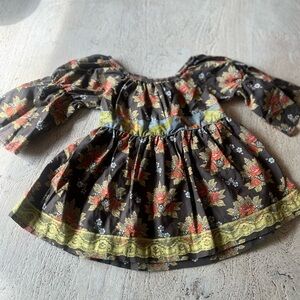 Matilda Jane Floral top with Yellow Accents